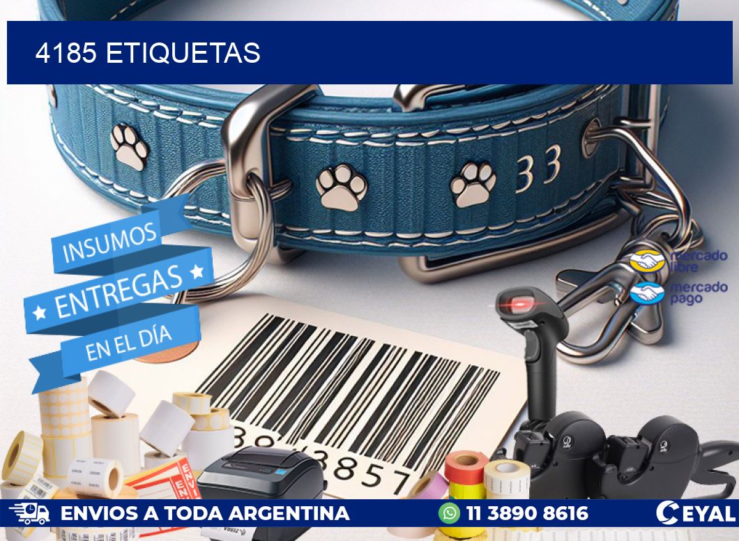 4185 ETIQUETAS
