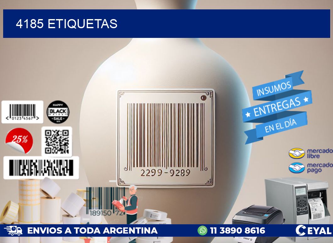 4185 ETIQUETAS