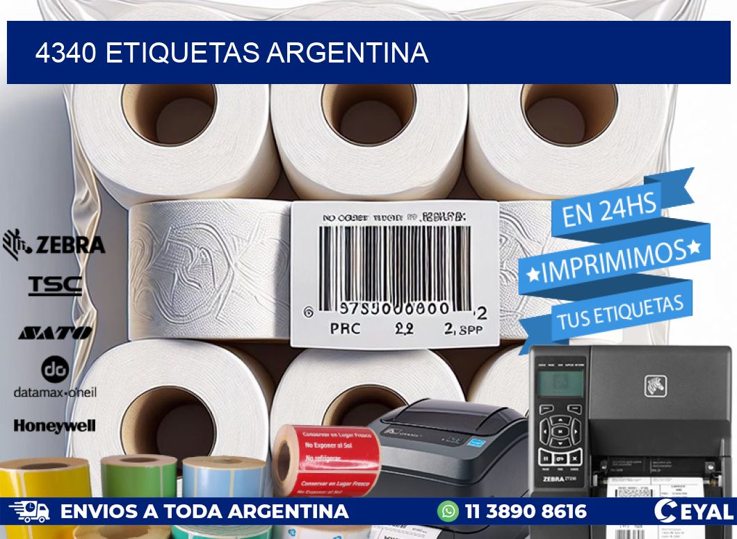 4340 ETIQUETAS ARGENTINA