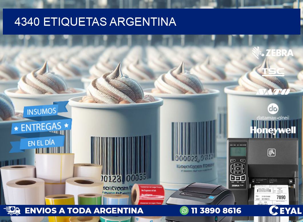 4340 ETIQUETAS ARGENTINA
