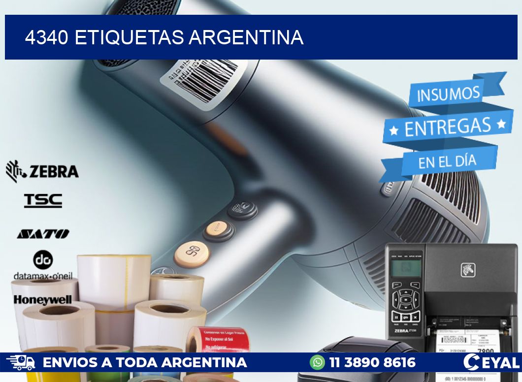 4340 ETIQUETAS ARGENTINA