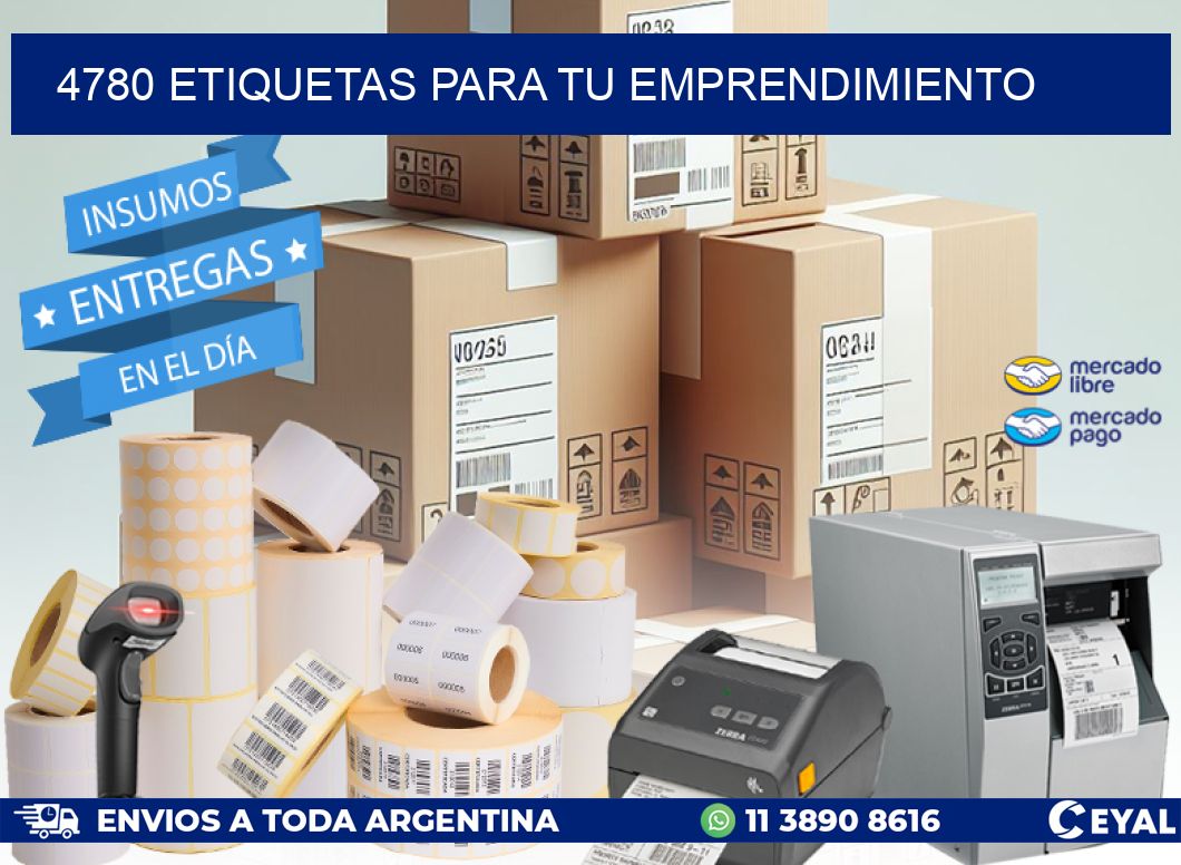 4780 ETIQUETAS PARA TU EMPRENDIMIENTO