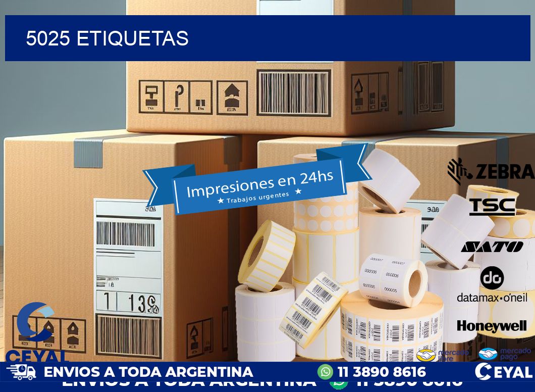 5025 ETIQUETAS
