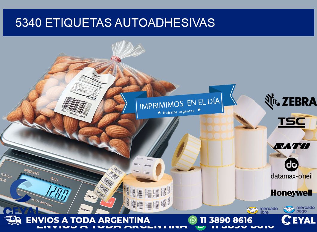 5340 ETIQUETAS AUTOADHESIVAS