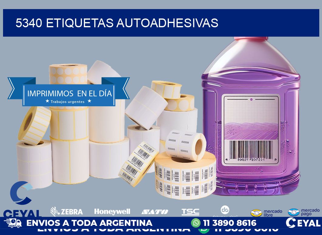 5340 ETIQUETAS AUTOADHESIVAS