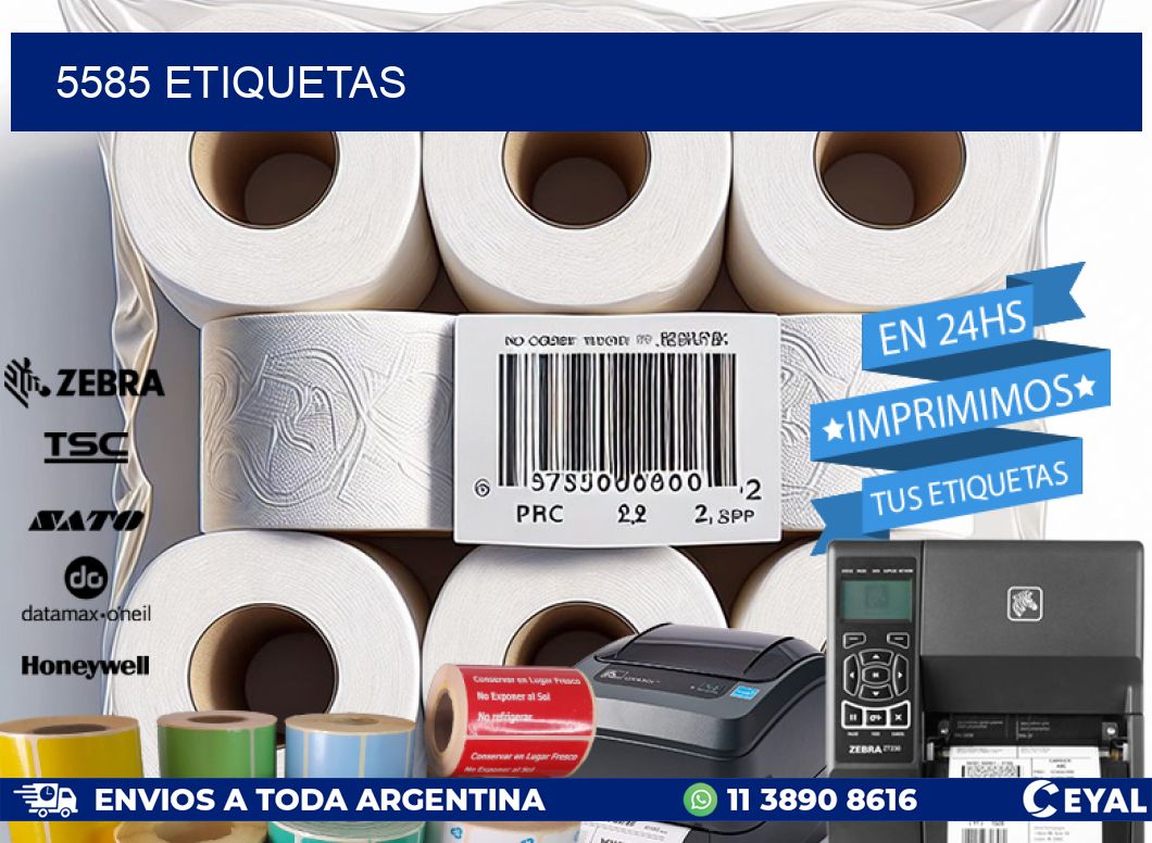 5585 ETIQUETAS