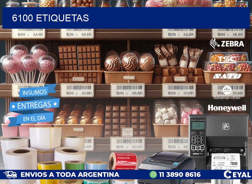 6100 ETIQUETAS