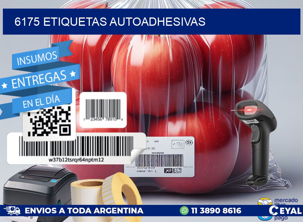 6175 ETIQUETAS AUTOADHESIVAS