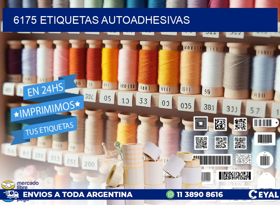 6175 ETIQUETAS AUTOADHESIVAS