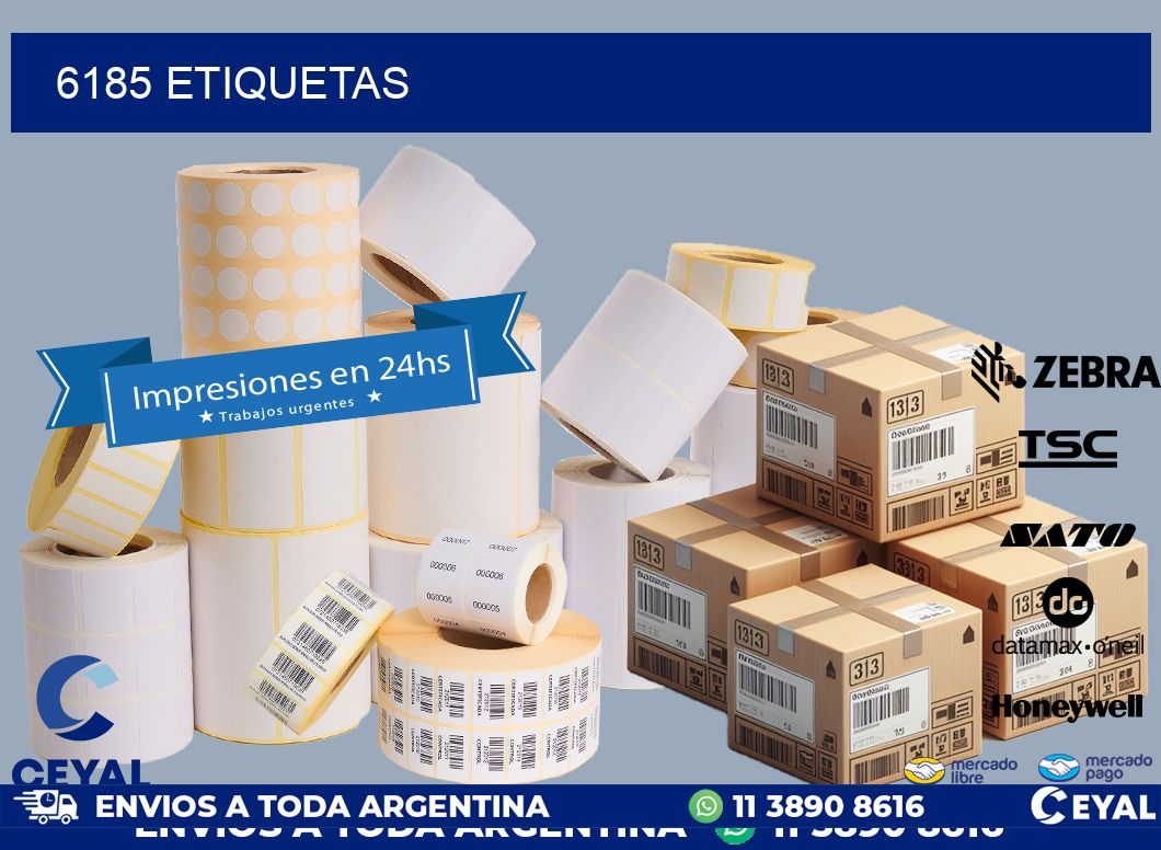 6185 ETIQUETAS