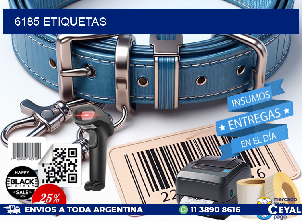 6185 ETIQUETAS