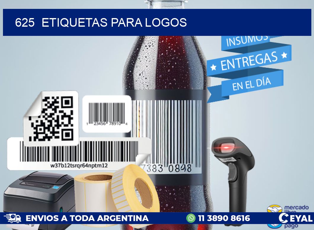 625 ETIQUETAS PARA LOGOS