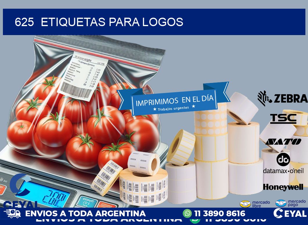 625 ETIQUETAS PARA LOGOS