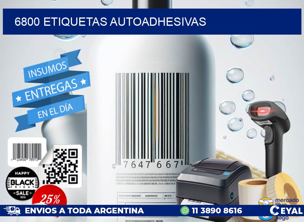 6800 ETIQUETAS AUTOADHESIVAS