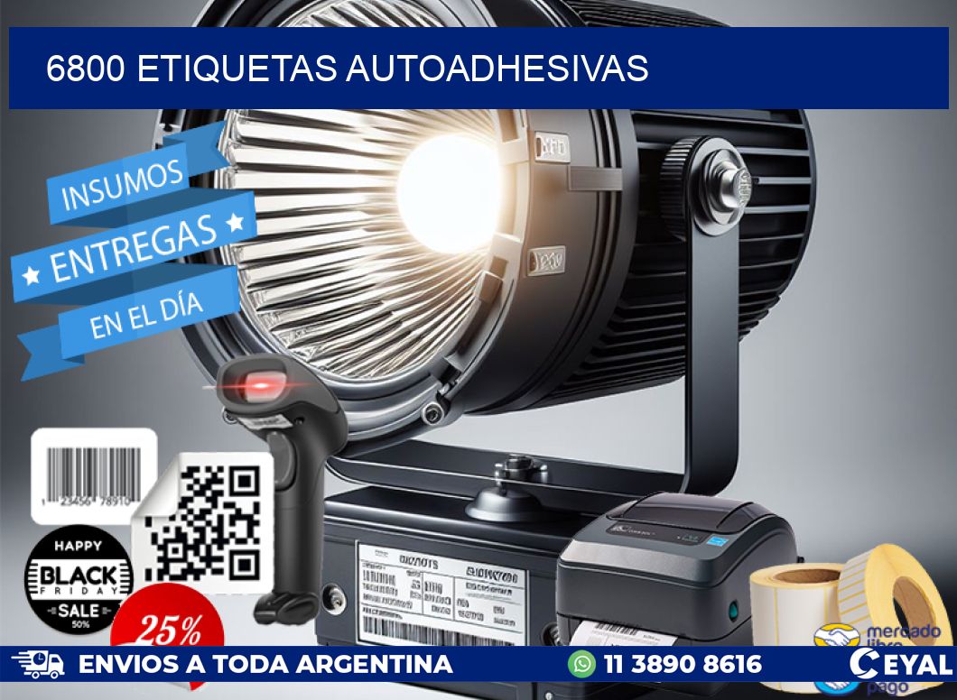 6800 ETIQUETAS AUTOADHESIVAS