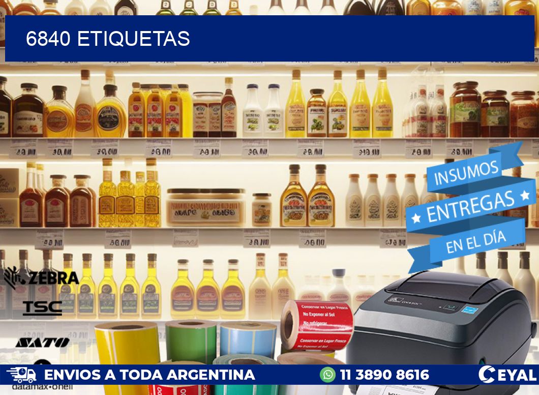 6840 ETIQUETAS