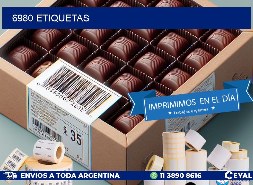 6980 ETIQUETAS