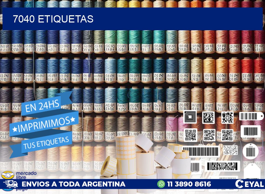 7040 ETIQUETAS