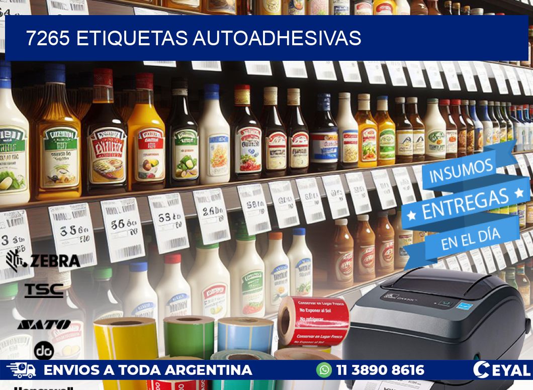 7265 ETIQUETAS AUTOADHESIVAS