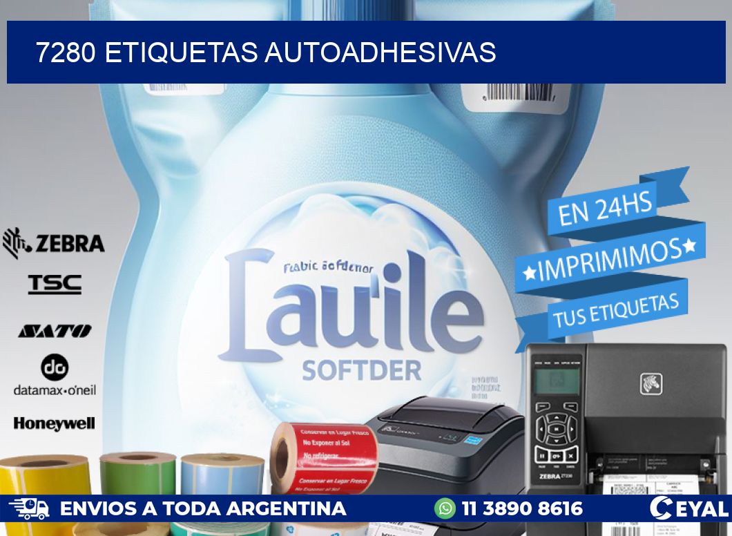 7280 ETIQUETAS AUTOADHESIVAS