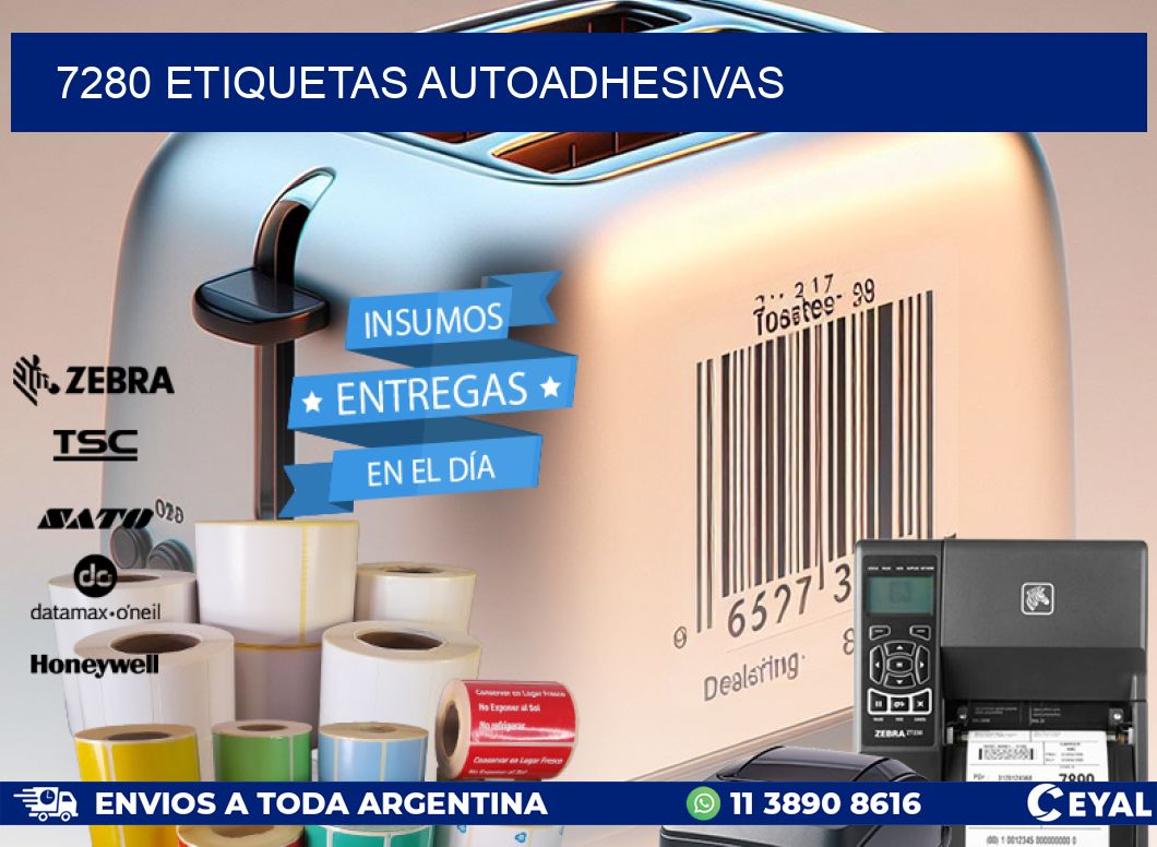 7280 ETIQUETAS AUTOADHESIVAS