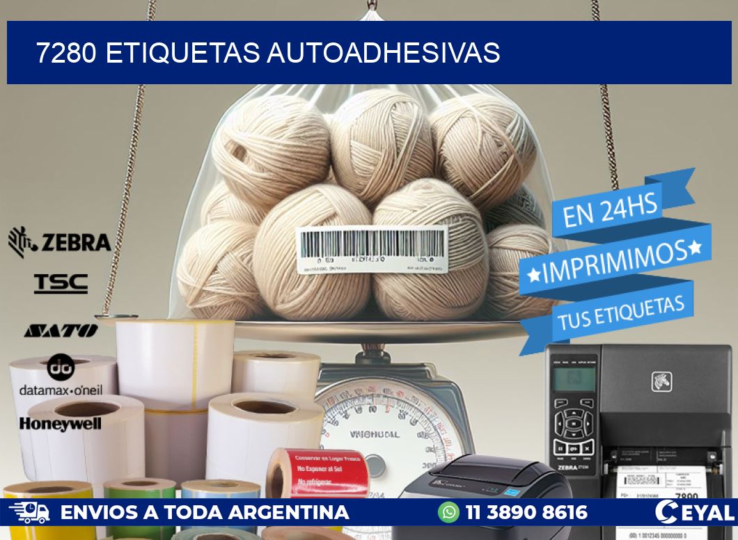 7280 ETIQUETAS AUTOADHESIVAS