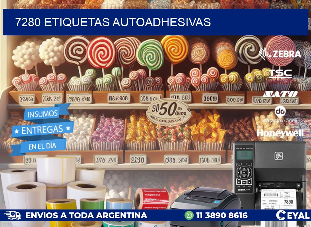 7280 ETIQUETAS AUTOADHESIVAS