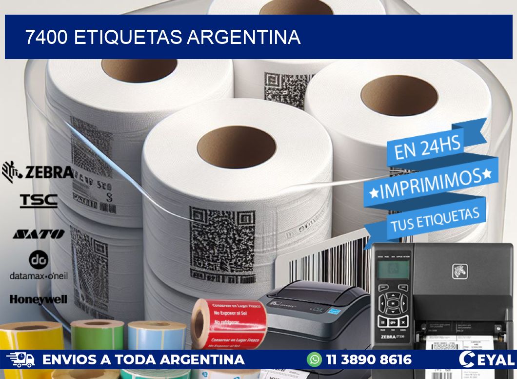 7400 ETIQUETAS ARGENTINA