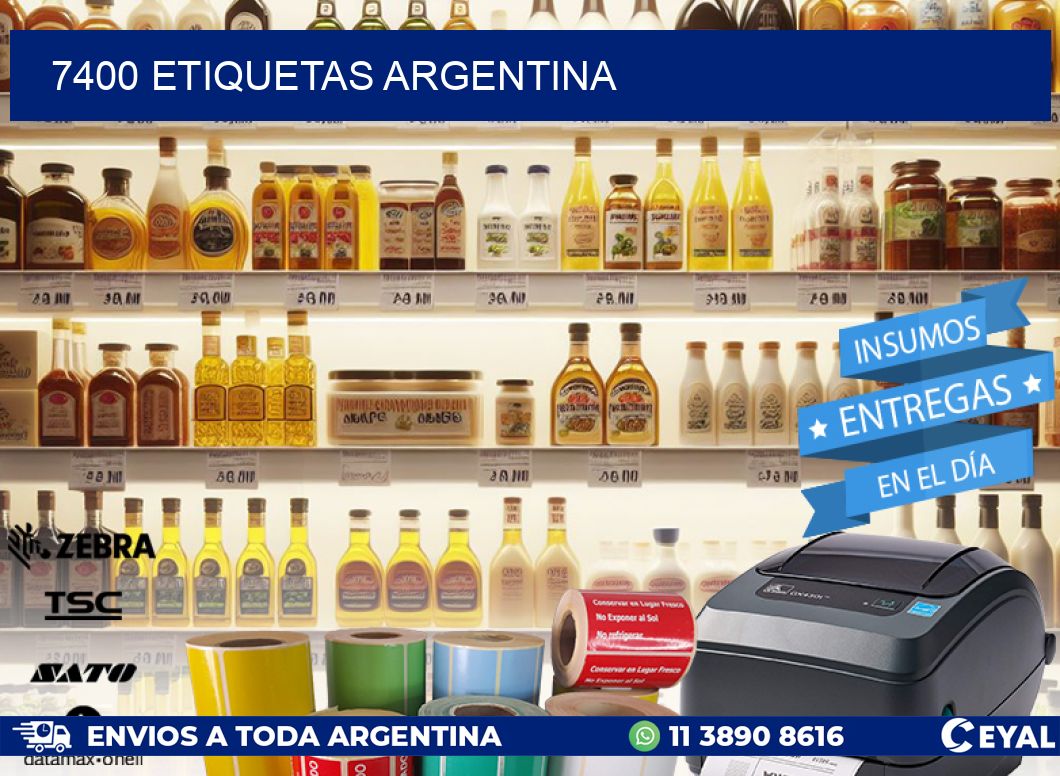 7400 ETIQUETAS ARGENTINA