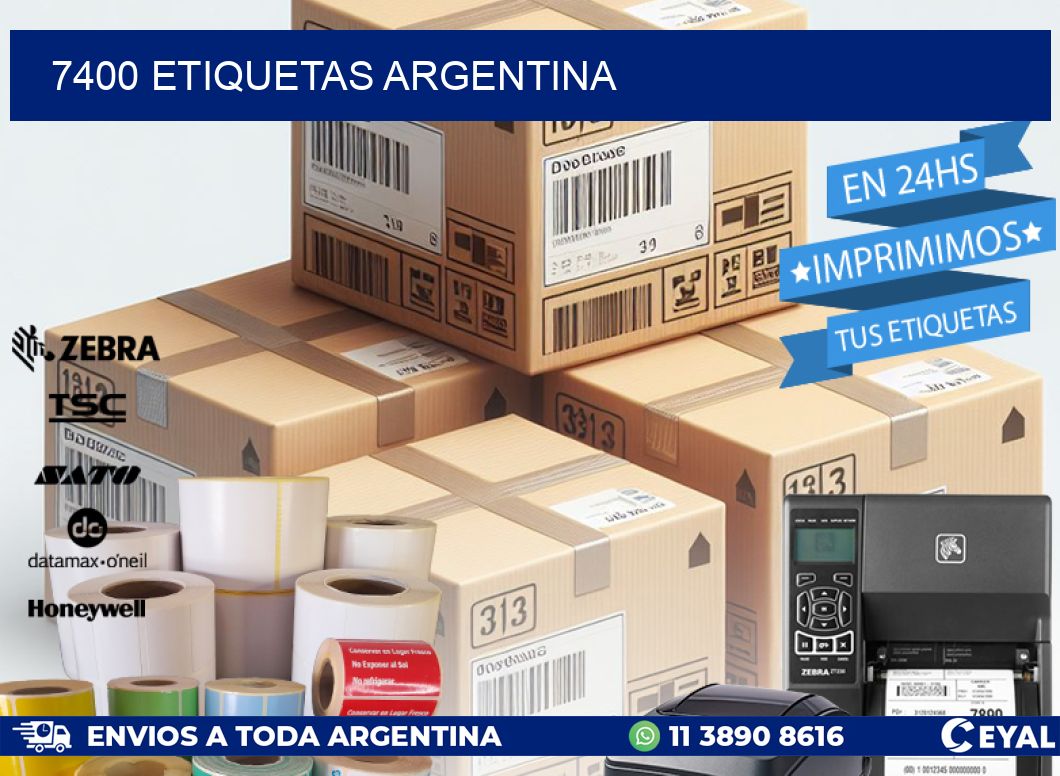 7400 ETIQUETAS ARGENTINA
