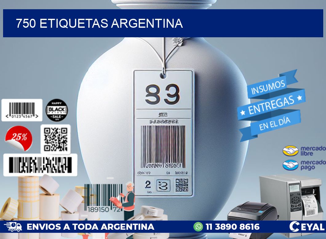 750 ETIQUETAS ARGENTINA