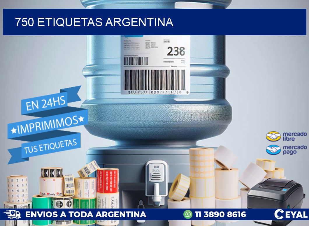 750 ETIQUETAS ARGENTINA