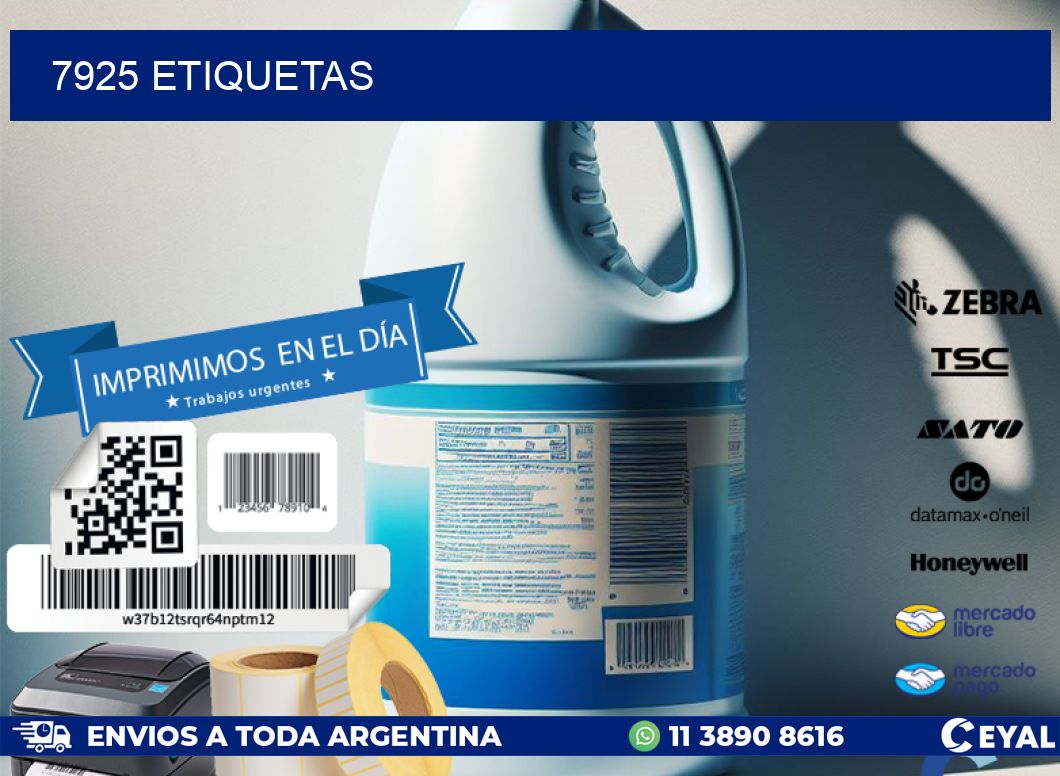 7925 ETIQUETAS
