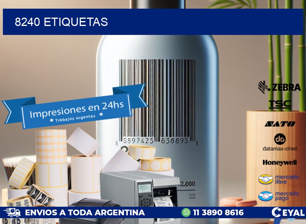 8240 ETIQUETAS