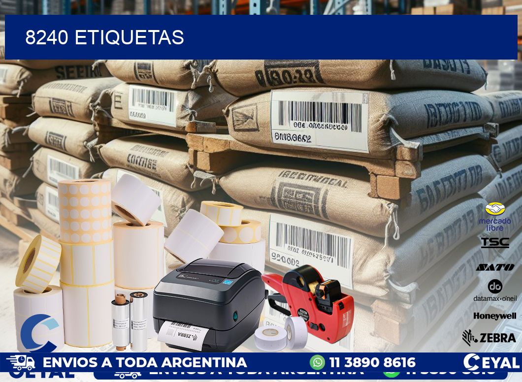 8240 ETIQUETAS