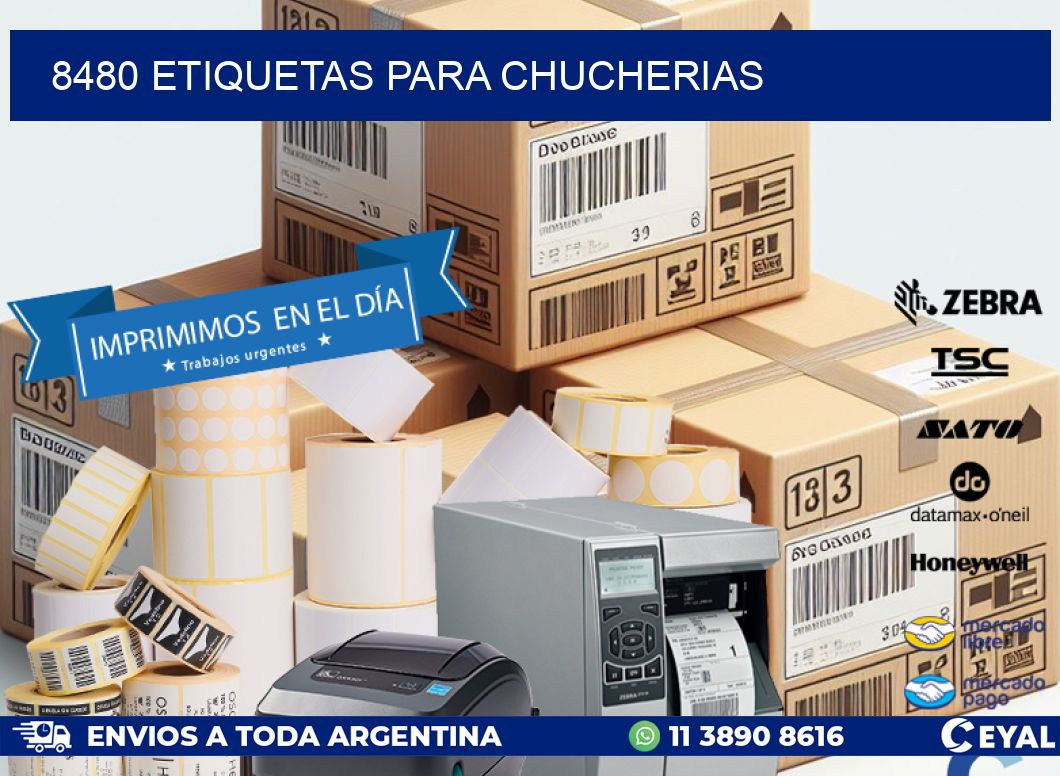 8480 ETIQUETAS PARA CHUCHERIAS