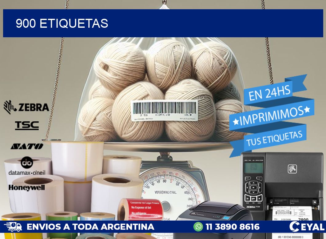 900 ETIQUETAS