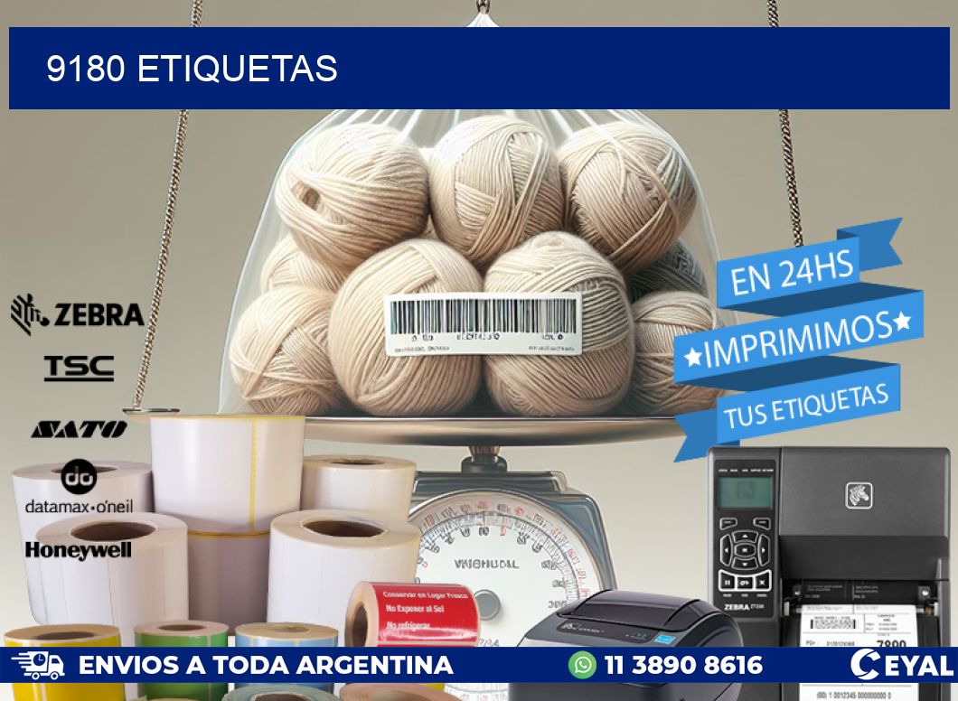 9180 ETIQUETAS