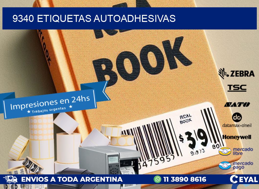 9340 ETIQUETAS AUTOADHESIVAS