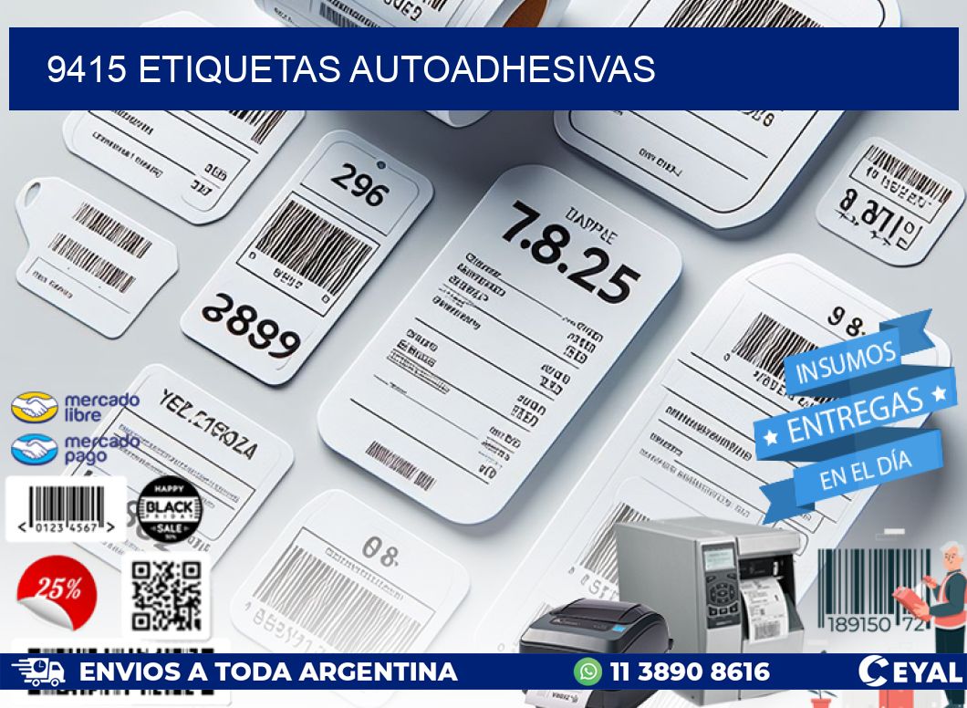 9415 ETIQUETAS AUTOADHESIVAS