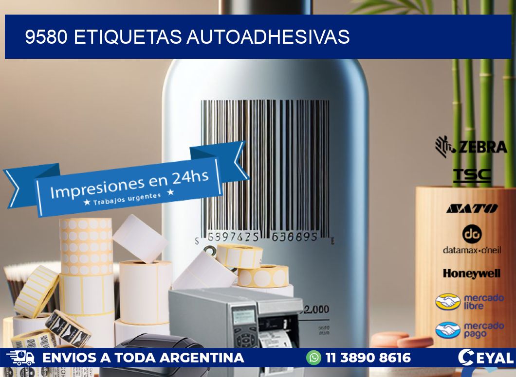 9580 ETIQUETAS AUTOADHESIVAS