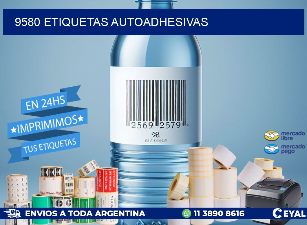 9580 ETIQUETAS AUTOADHESIVAS
