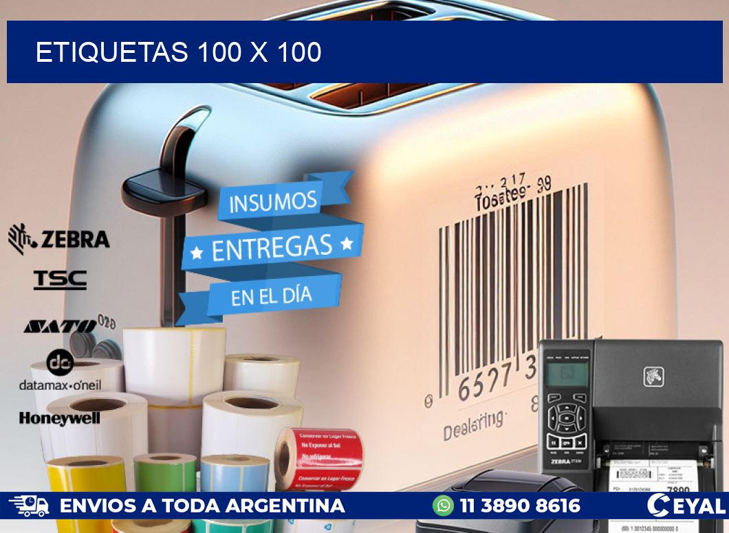 ETIQUETAS 100 x 100