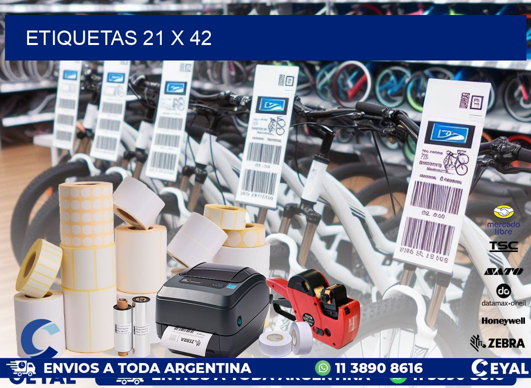 ETIQUETAS 21 x 42