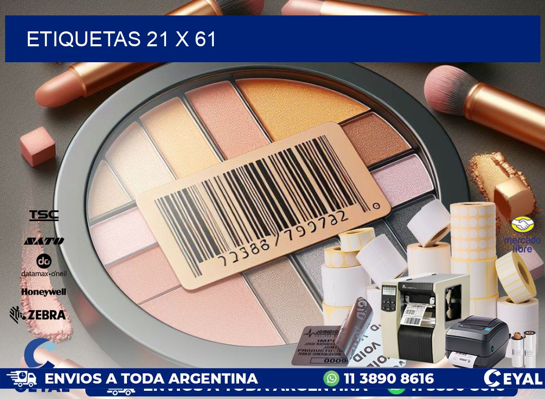 ETIQUETAS 21 x 61