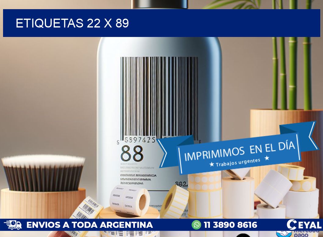 ETIQUETAS 22 x 89