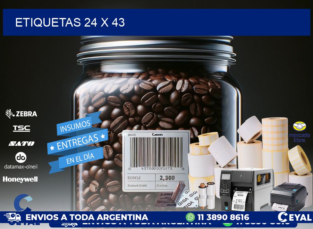 ETIQUETAS 24 x 43