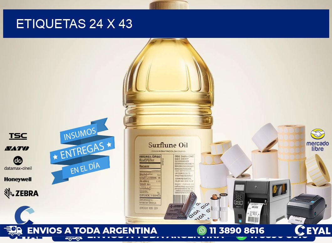 ETIQUETAS 24 x 43