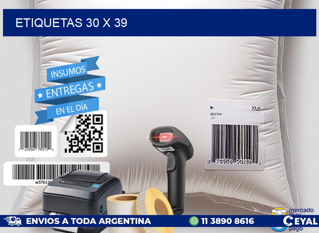 ETIQUETAS 30 x 39