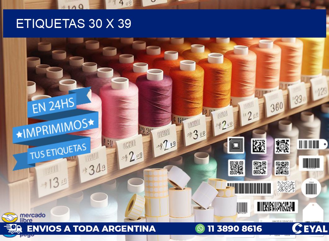 ETIQUETAS 30 x 39